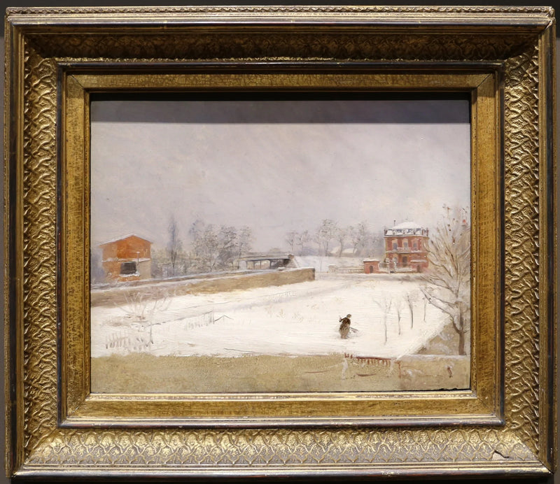 Zimowy pejzaż - Giuseppe De Nittis