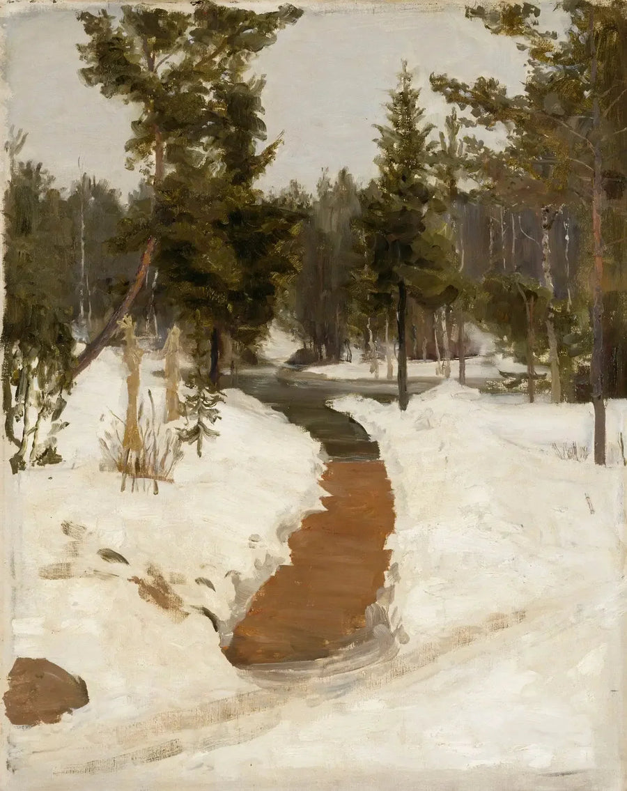 Zimowy pejzaż - Ilya Repin