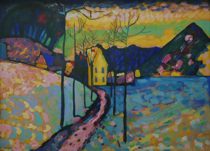 Zimowy krajobraz - Wasilij Kandinsky
