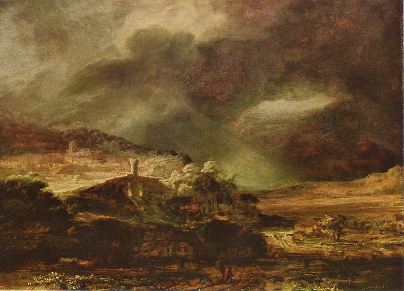 Krajobraz burzowy - Rembrandt