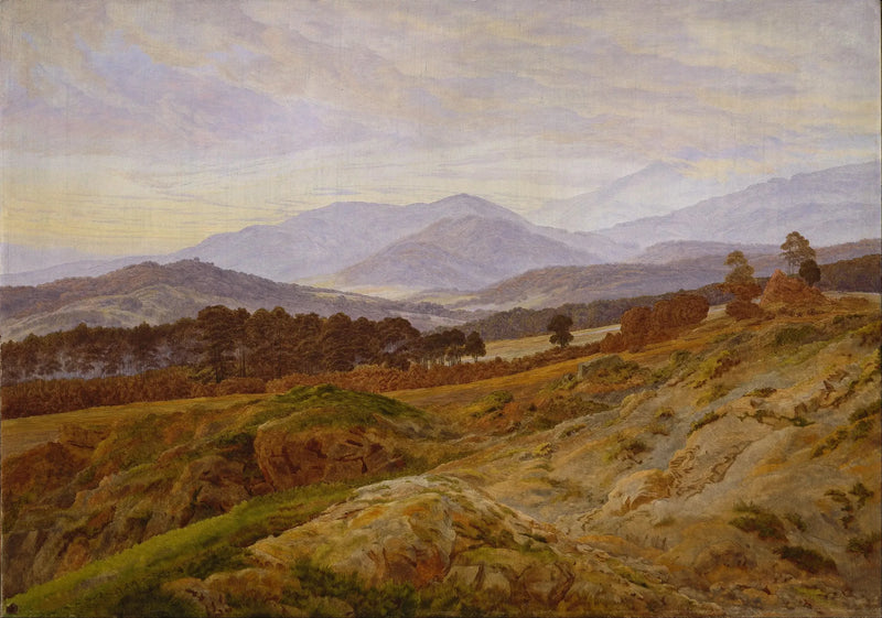 Krajobraz w masywie Gigantów - Caspar David Friedrich