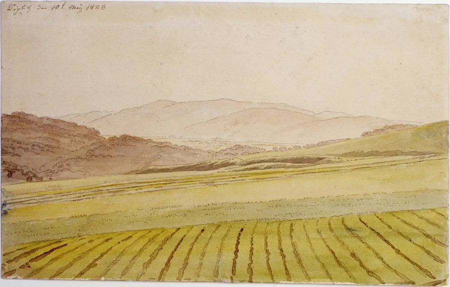 Paysage de Bohême - Caspar David Friedrich image 1 tableau peint à l’huile sur toile