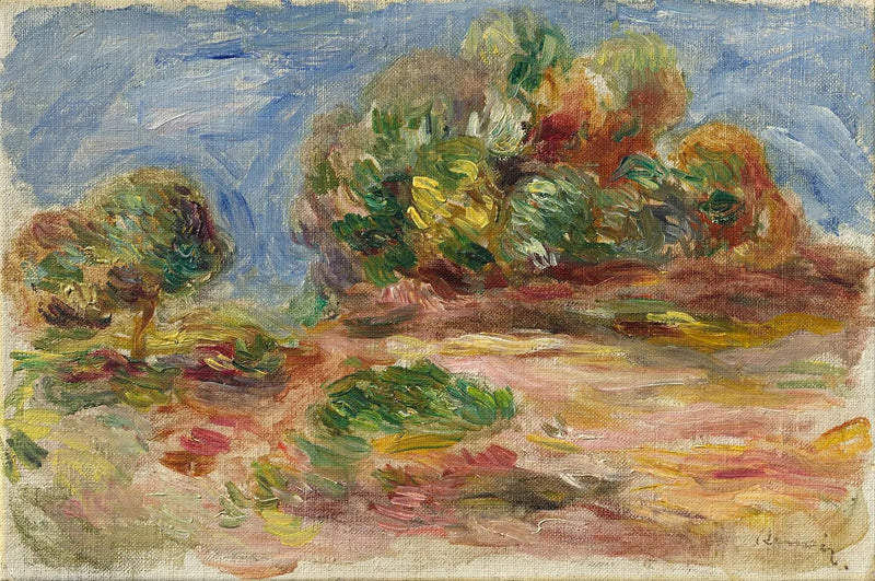 Krajobraz w Cagnes - Pierre-Auguste Renoir
