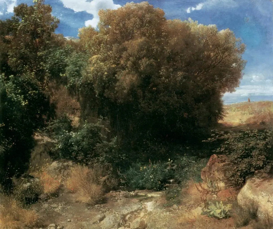 Pejzaż wiejski - Arnold Böcklin