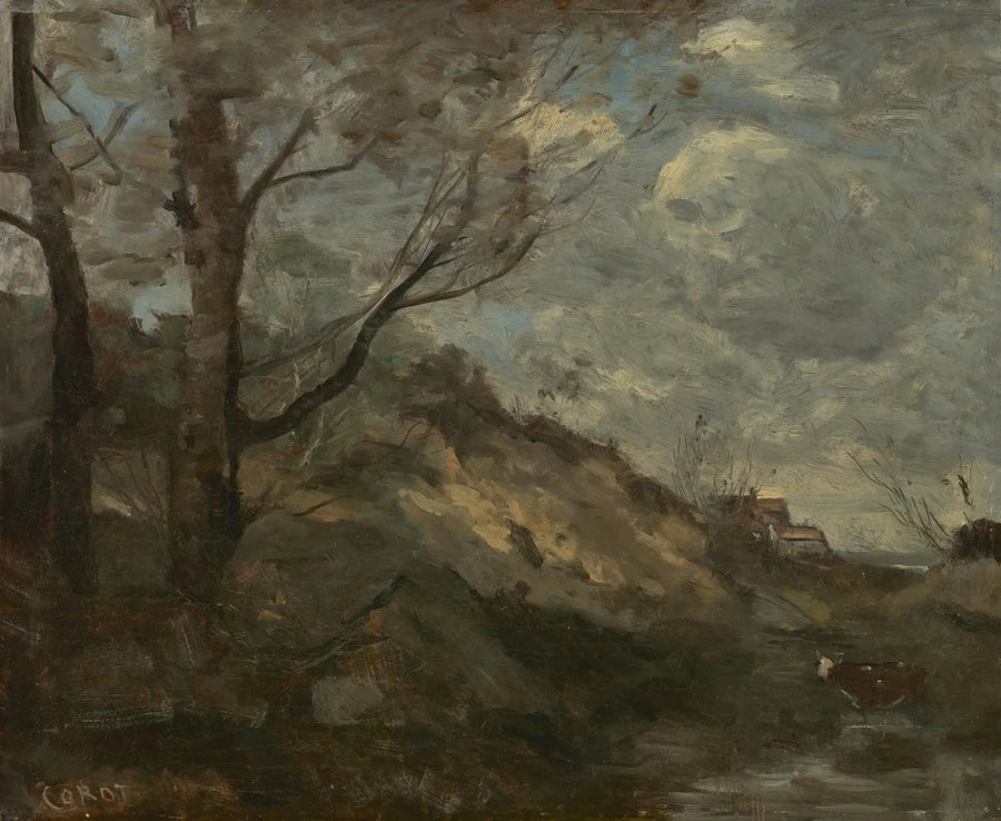 Pejzaż wydm - Jean-Baptiste Camille Corot