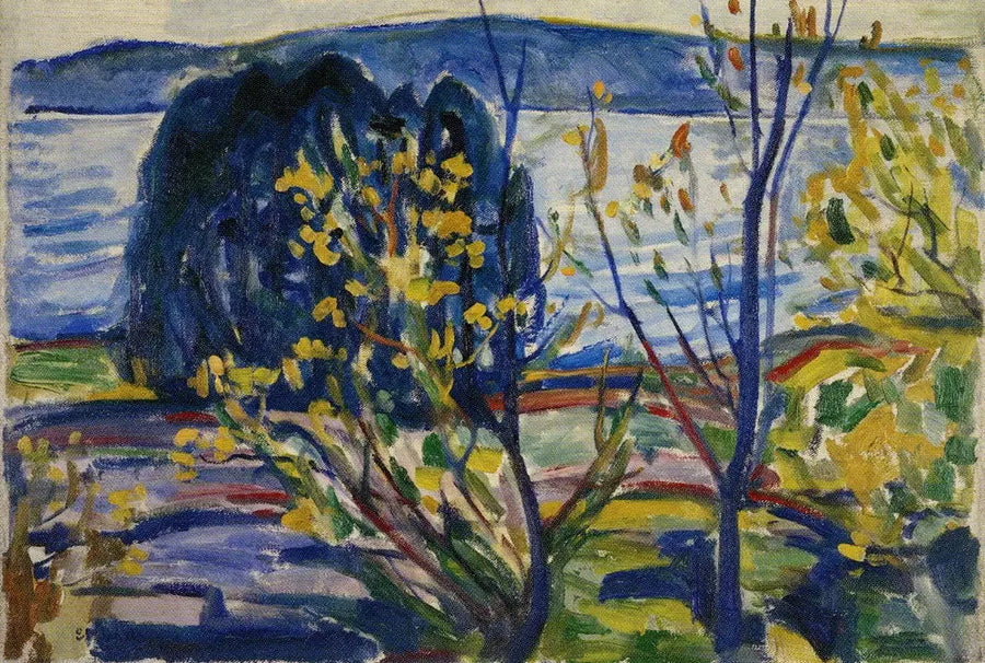 Krajobraz fiordowy - Edvard Munch