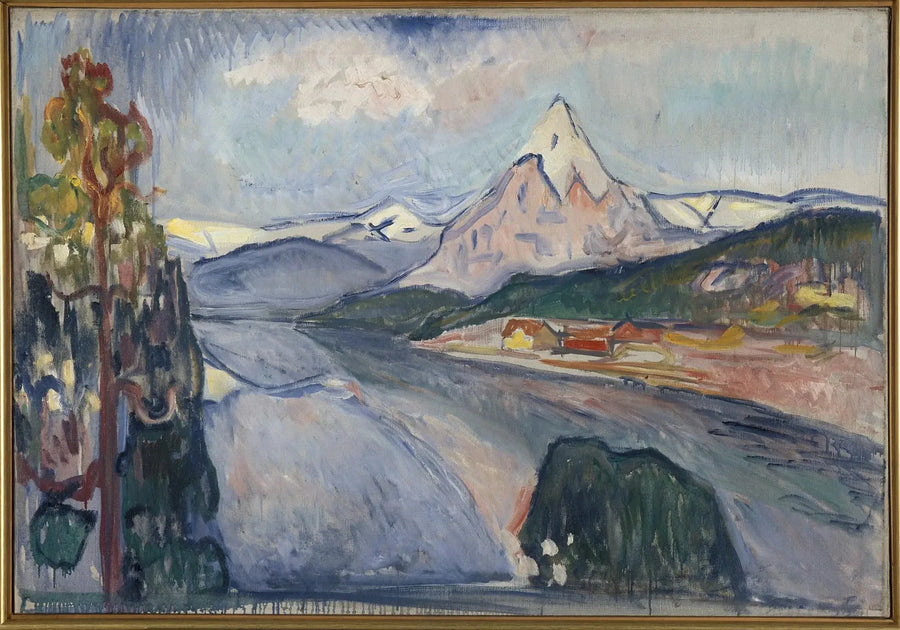 Krajobraz fiordowy. Szkic do „Powracających” Henrika Ibsena - Edvard Munch