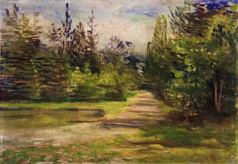 Krajobraz leśny - Edvard Munch