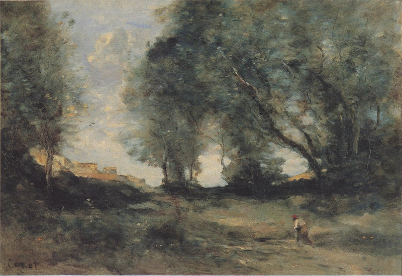 Pejzaż leśny - Jean-Baptiste Camille Corot