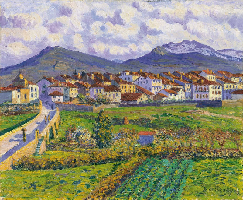 Pejzaż Hernani - Darío de Regoyos