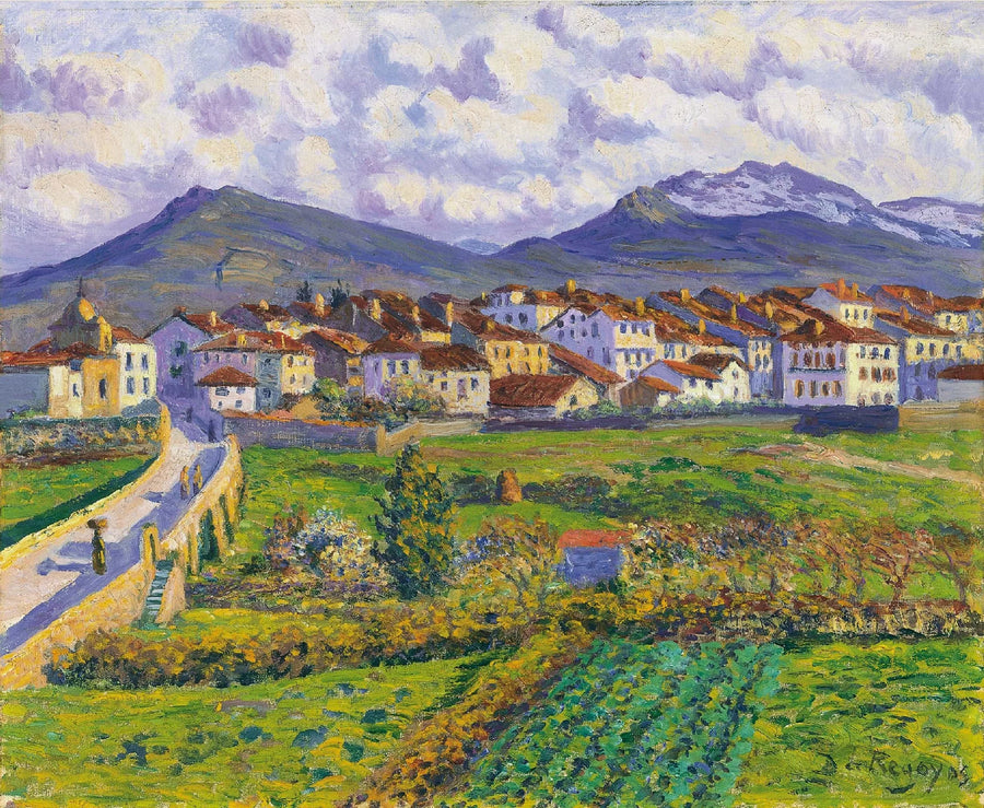 Pejzaż Hernani - Darío de Regoyos
