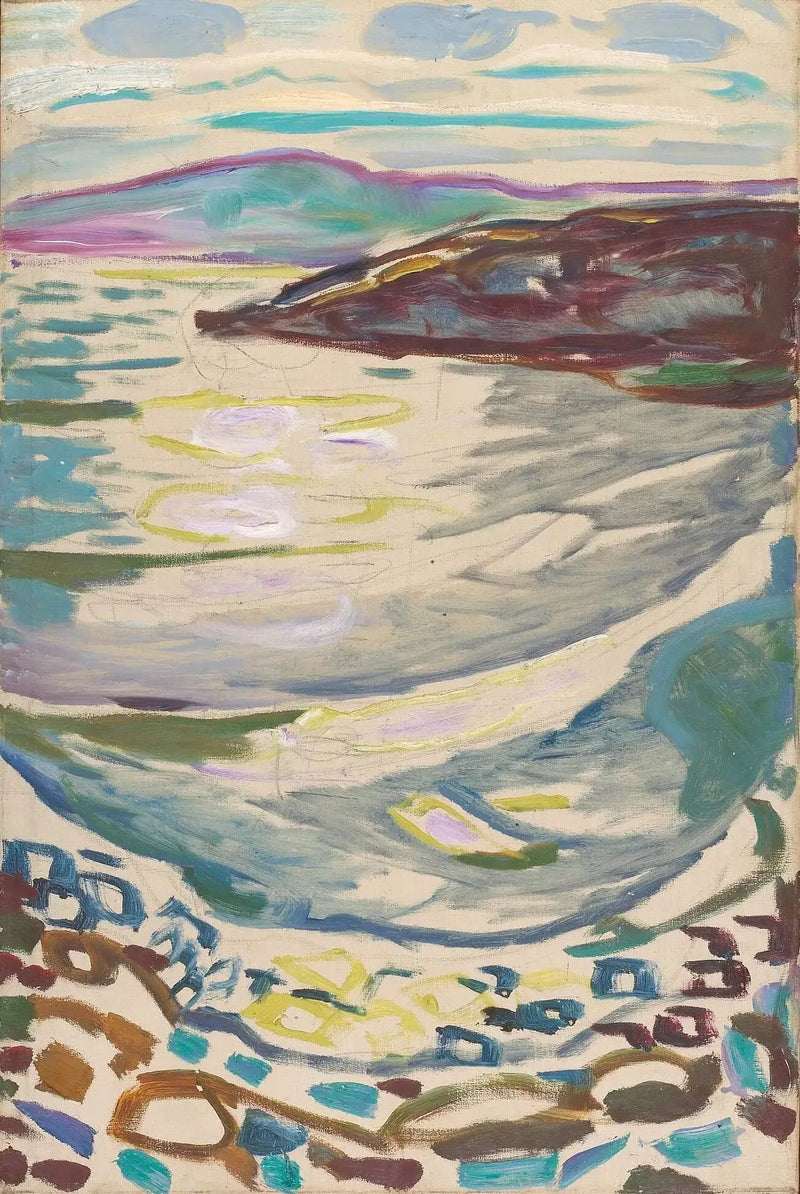 Krajobraz Hvitsten - Edvard Munch