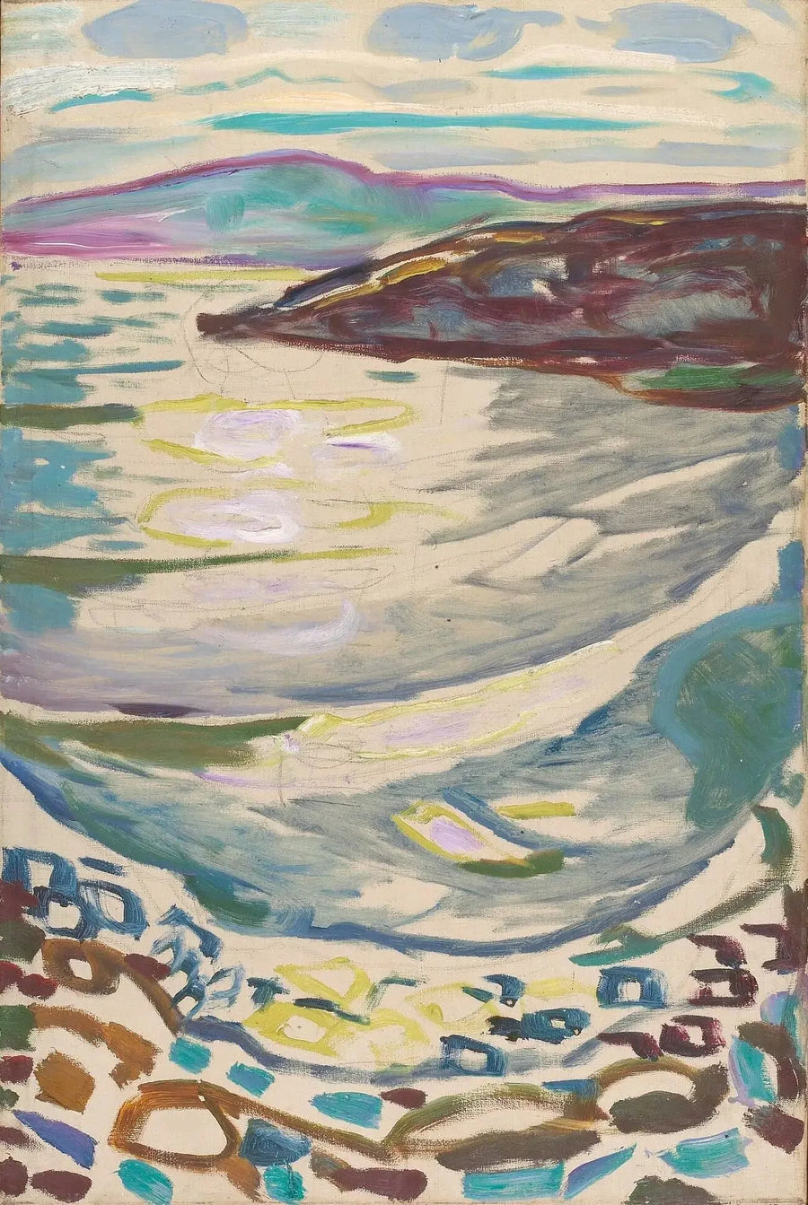Krajobraz Hvitsten - Edvard Munch