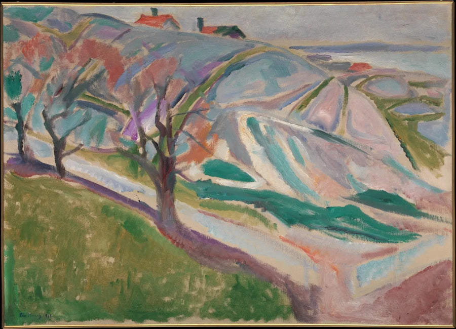 Krajobraz Kragerø - Edvard Munch