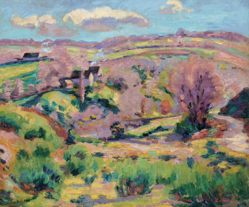 Pejzaż z Creuse, wiosną - Armand Guillaumin