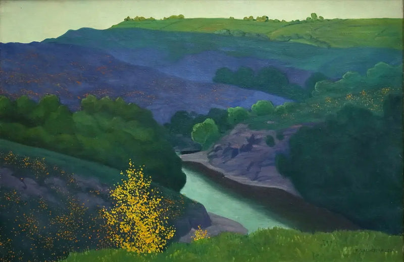 Pejzaż z Creuse - Félix Vallotton