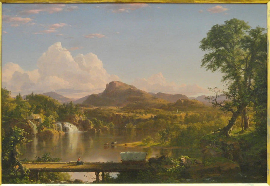 Paysage de la Nouvelle-Angleterre - Frederic Edwin Church image 1 copie de tableau peinte à la main