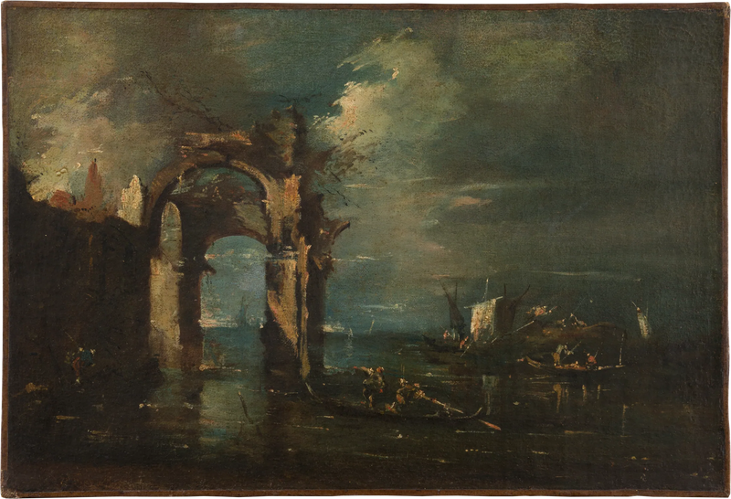 Pejzaż laguny - Francesco Guardi