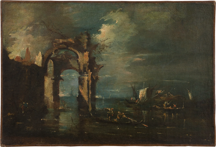 Pejzaż laguny - Francesco Guardi