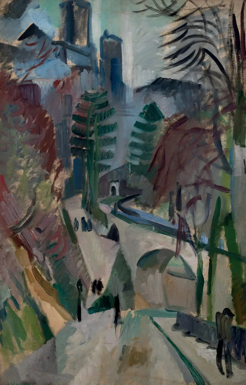 Krajobraz Laon - Robert Delaunay