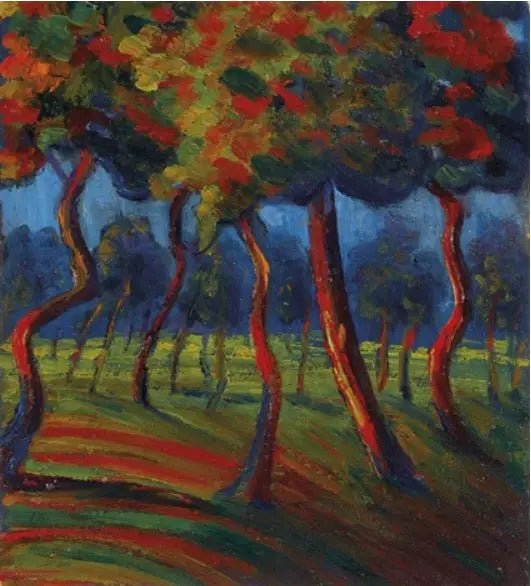 Paysage de Milan (Boccioni) - Umberto Boccioni - Alpha Reproduction