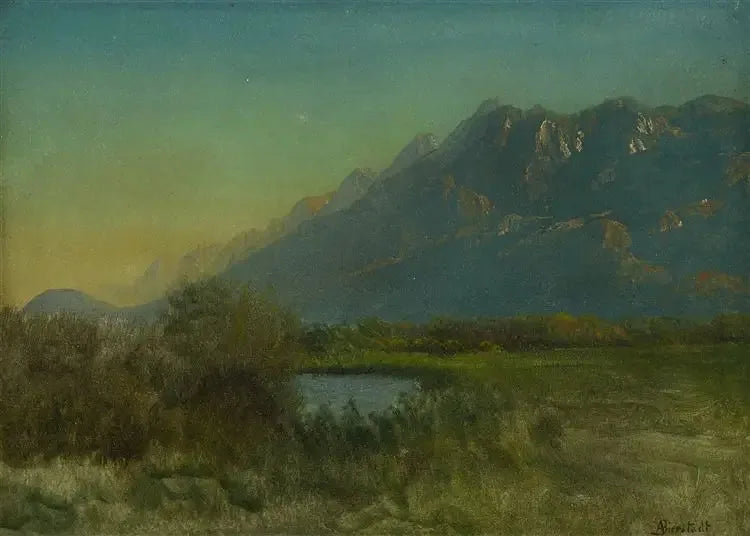 Górski krajobraz - Albert Bierstadt