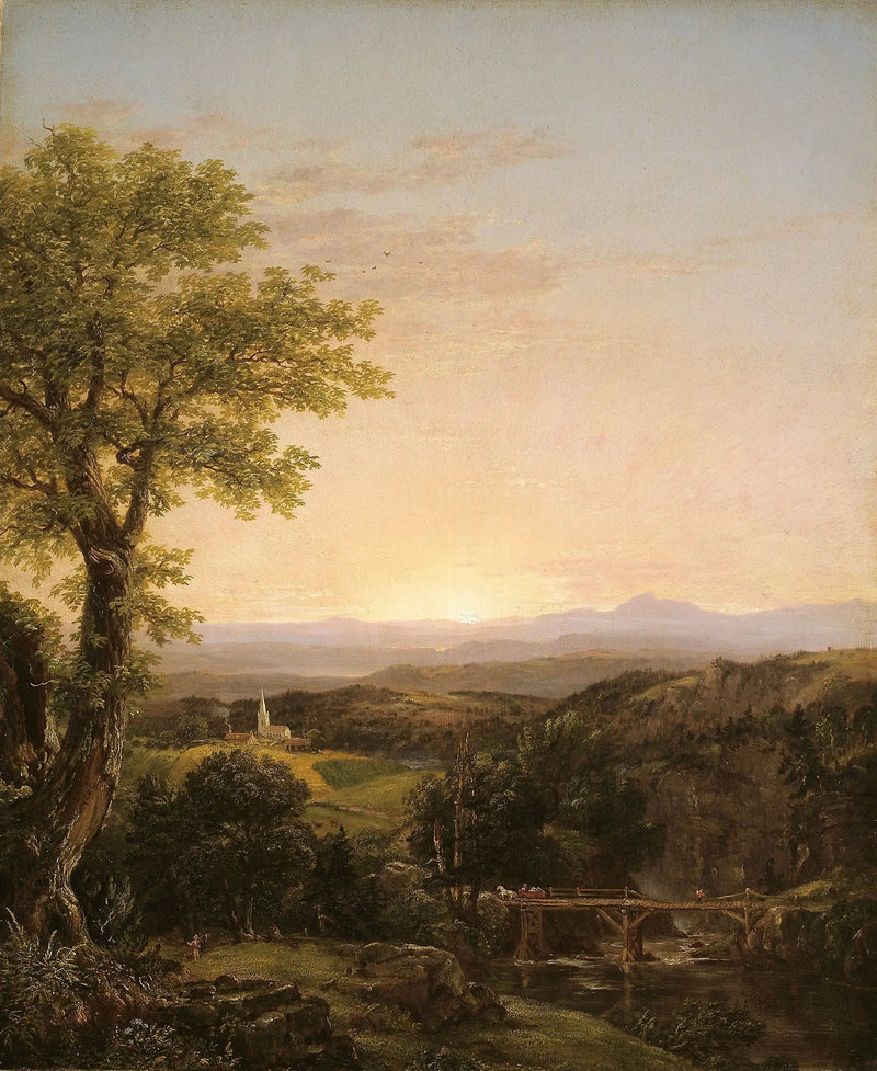 Pejzaż Nowej Anglii - Thomas Cole