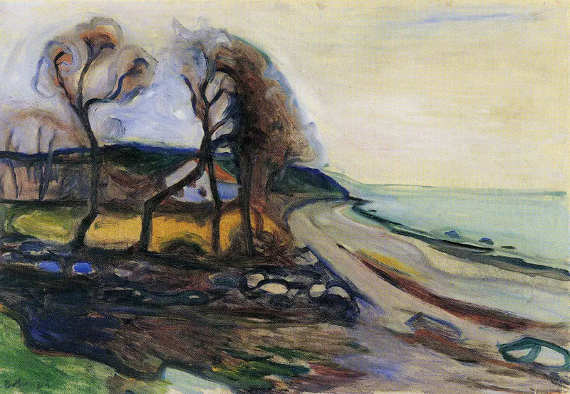 Krajobraz plażowy - Edvard Munch