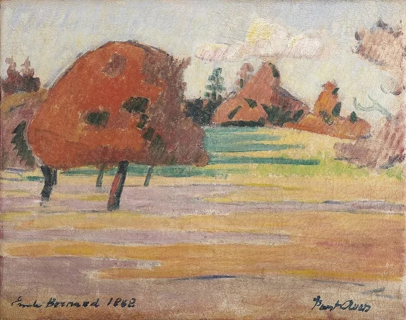 Pejzaż z Pont-Aven - Émile Bernard