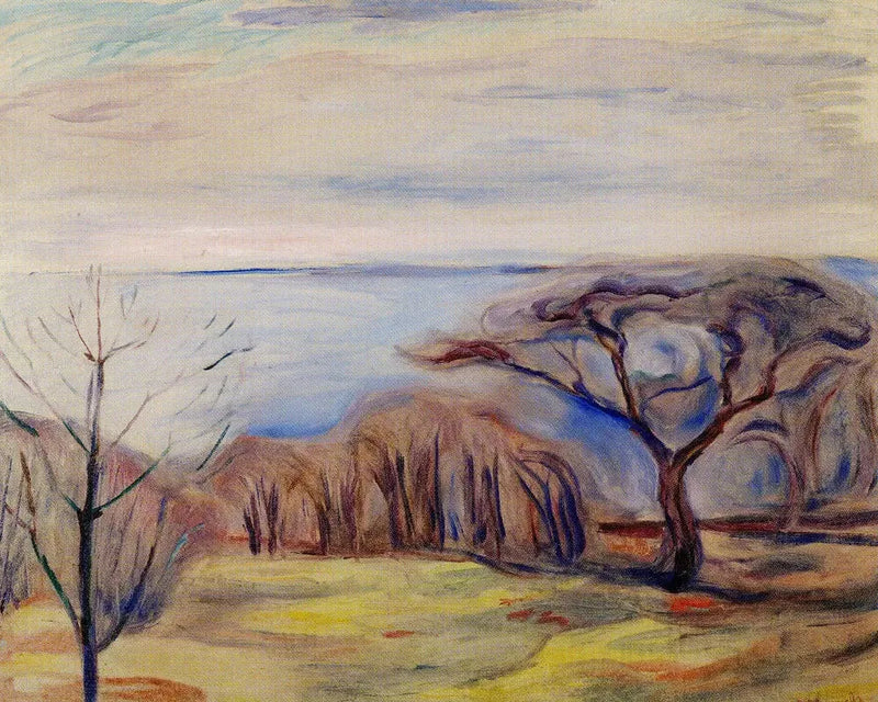Wiosenny krajobraz - Edvard Munch