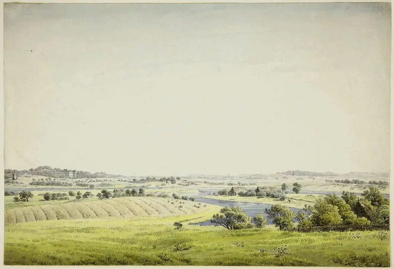 Krajobraz Rügen koło Putbus - Caspar David Friedrich