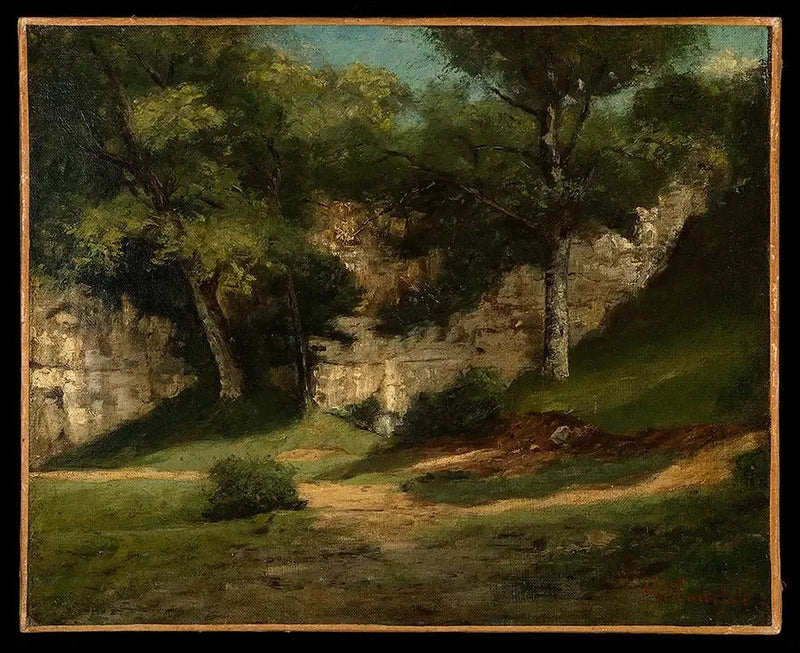 Pejzaż Saintonge - Gustave Courbet