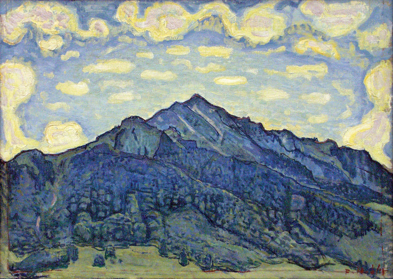 Pejzaż Alp Szwajcarskich - Ferdinand Hodler