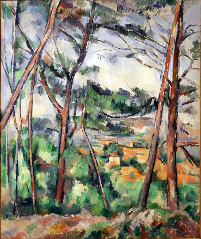Pejzaż okolic Aix (dolina Arc) - Paul Cézanne