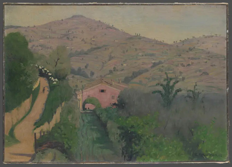 Pejzaż okolic Perugii - Félix Vallotton