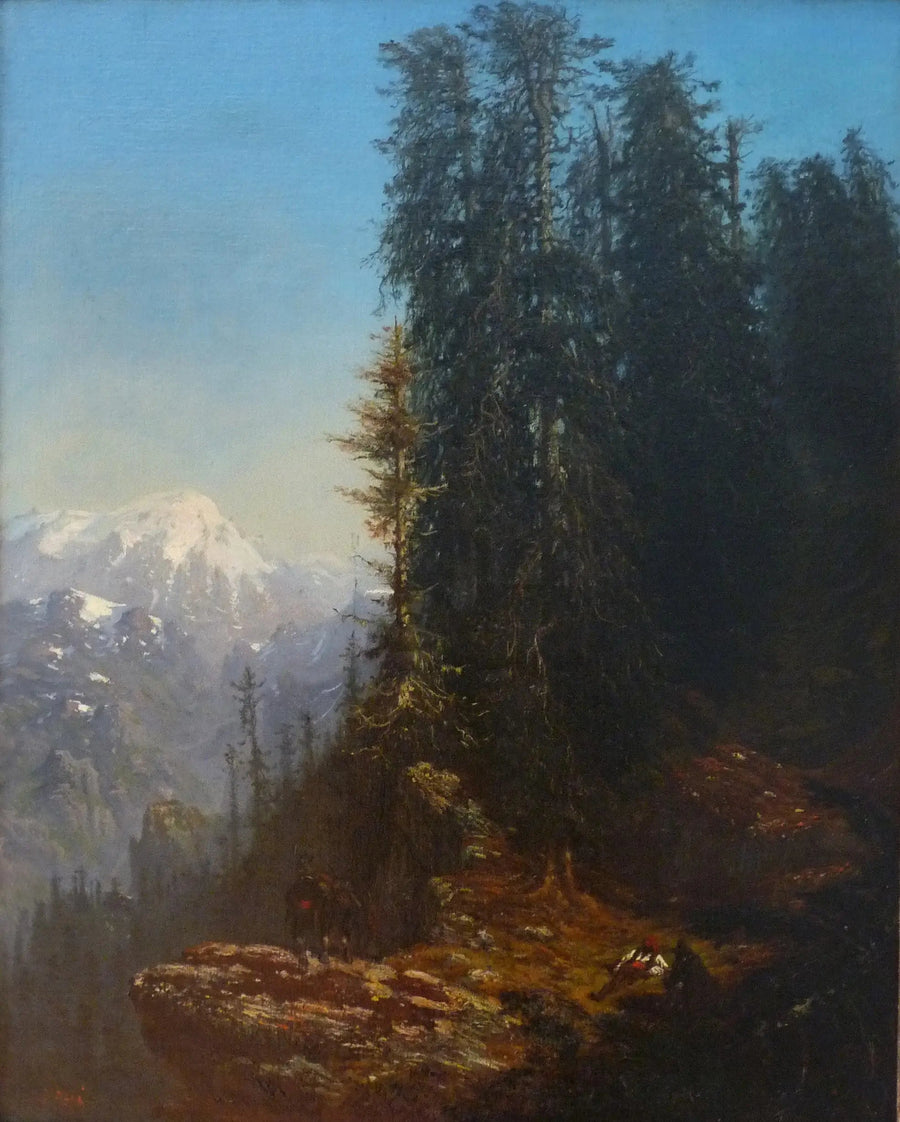 Pejzaż Pirenejów - Gustave Doré