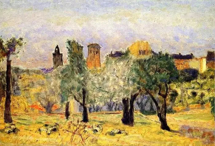 Krajobraz z Cannet - Pierre Bonnard