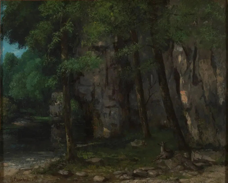 Pejzaż Jury - Gustave Courbet