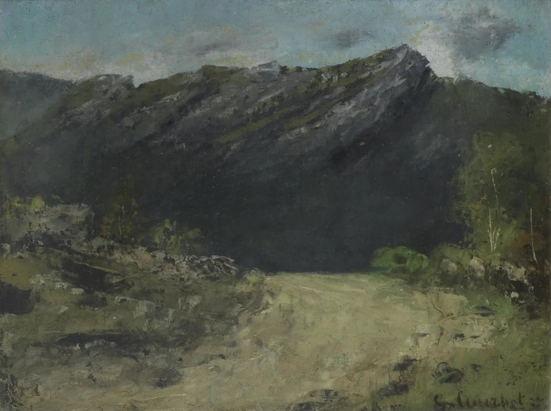 Pejzaż Jury - Gustave Courbet