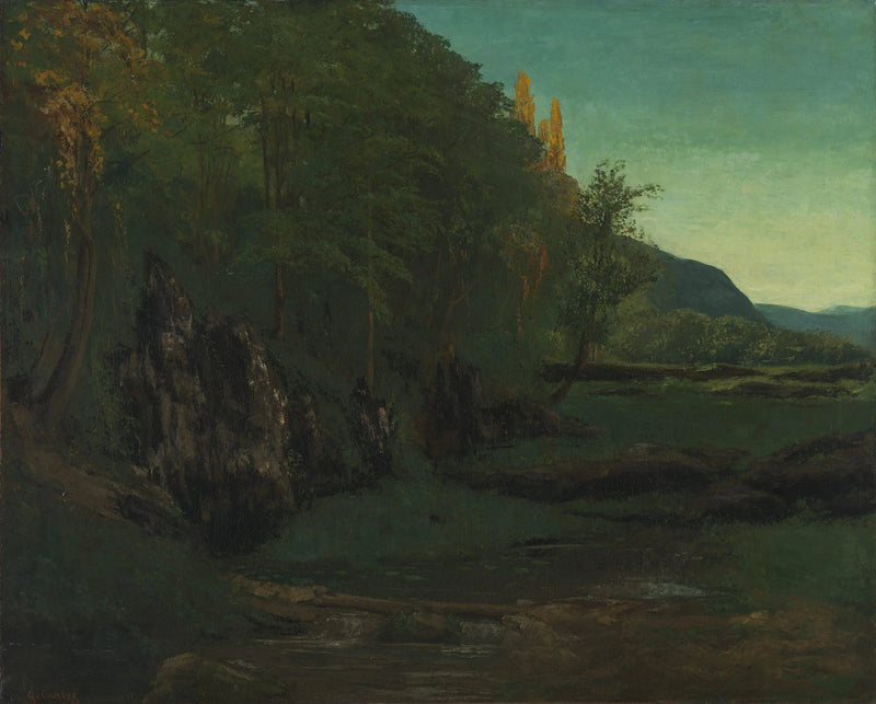 Pejzaż Jury - Gustave Courbet