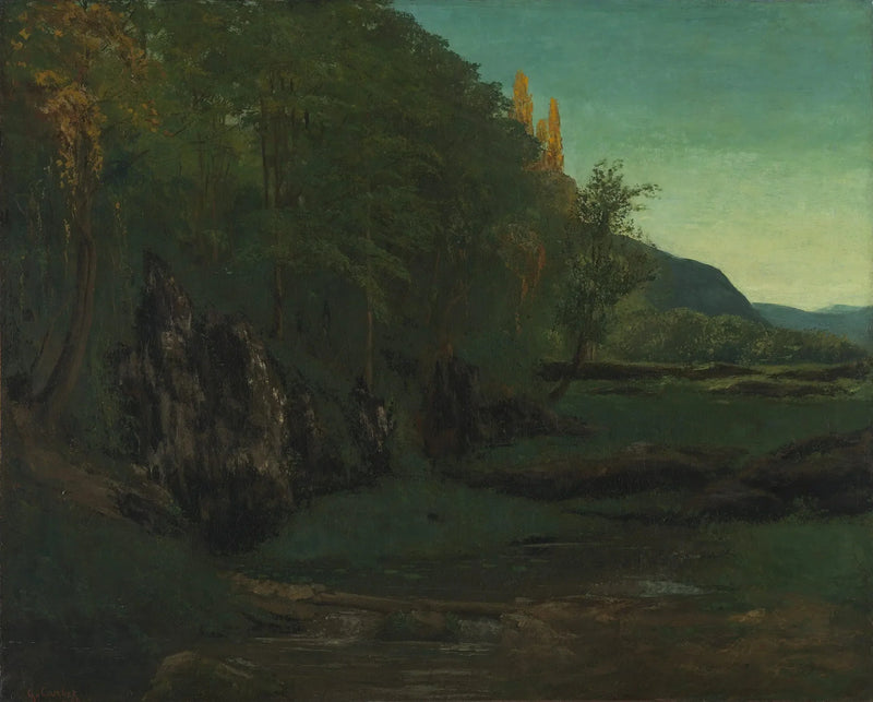 Pejzaż Jury - Gustave Courbet
