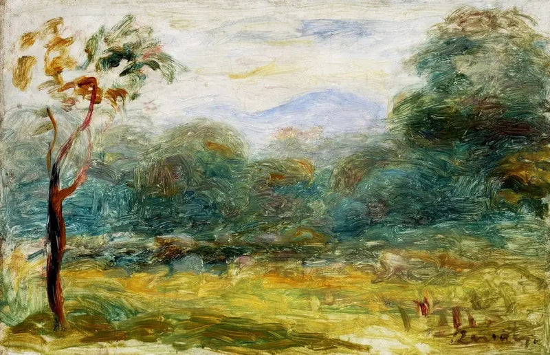 Krajobraz z Południa (Cagnes). - Pierre-Auguste Renoir
