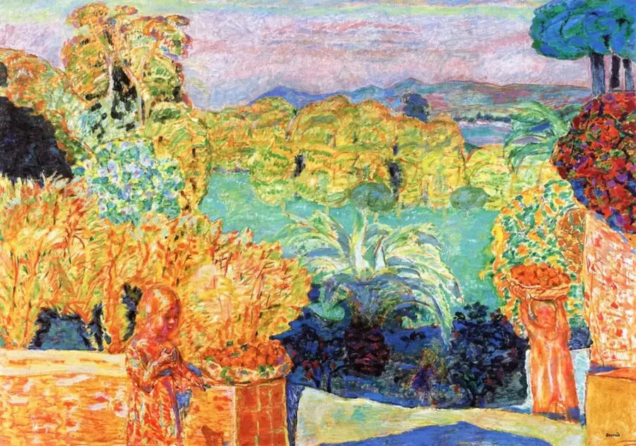 Krajobraz z Południa i dwoje dzieci - Pierre Bonnard