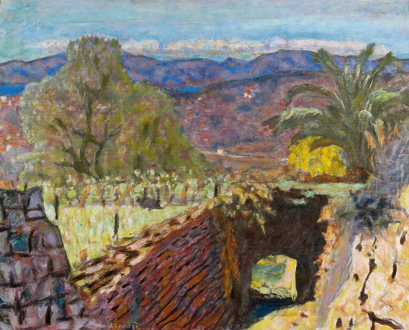 Krajobraz Południa w czasie mistrala - Pierre Bonnard