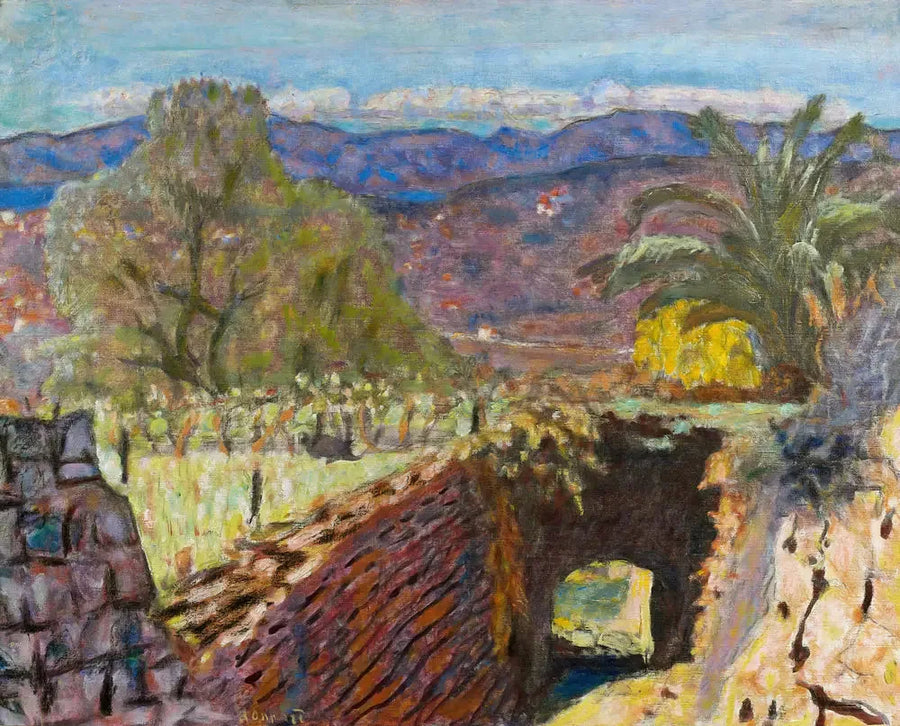 Krajobraz Południa w czasie mistrala - Pierre Bonnard