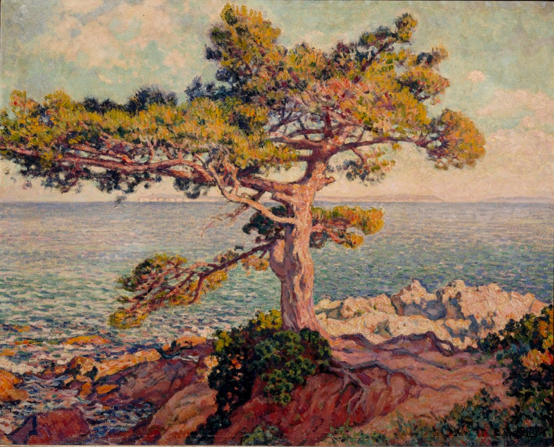 Pejzaż Południa - Théodore van Rysselberghe