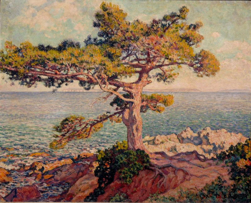 Pejzaż Południa - Théodore van Rysselberghe