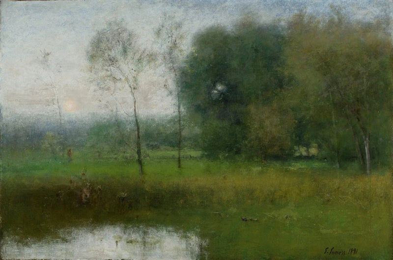 Pejzaż z New Jersey - George Inness