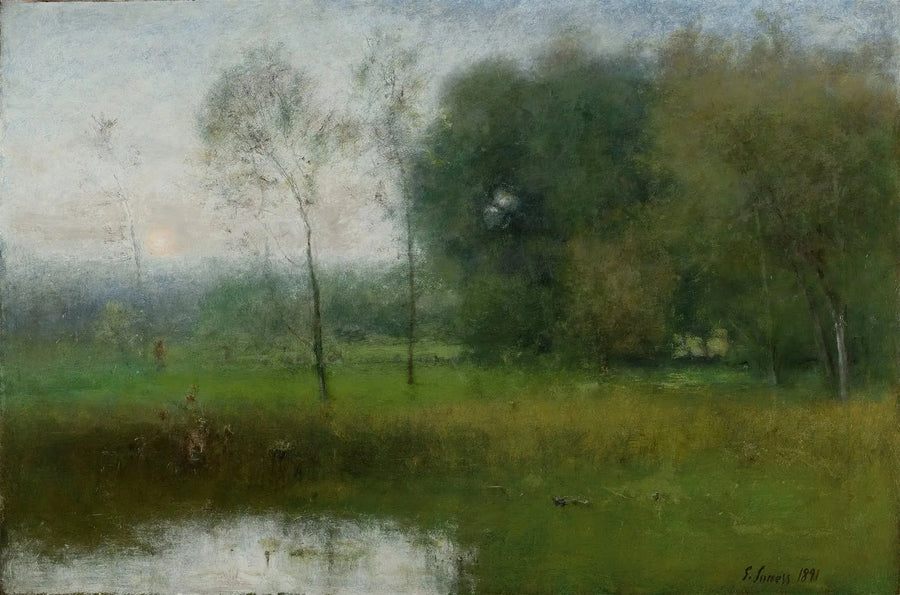 Pejzaż z New Jersey - George Inness