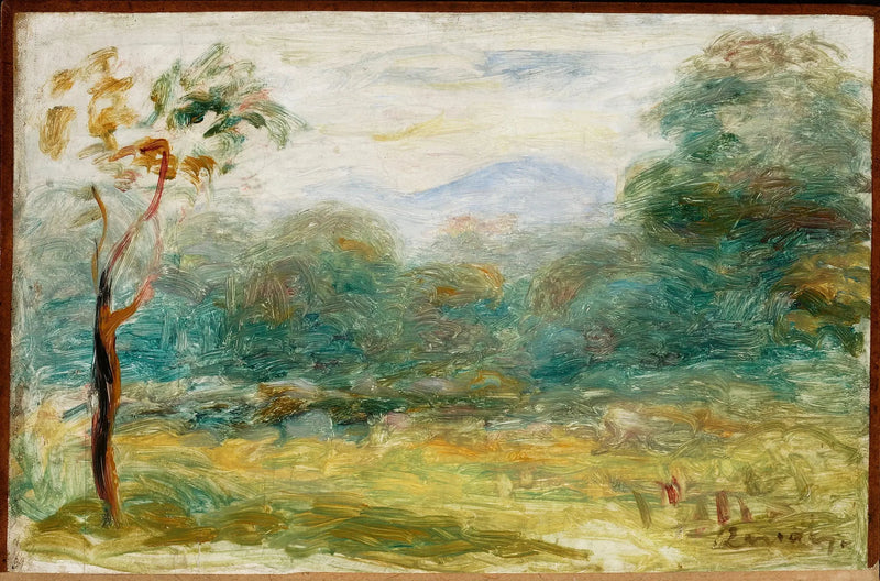 Krajobraz południowej Francji (Cagnes-sur-Mer) - Pierre-Auguste Renoir
